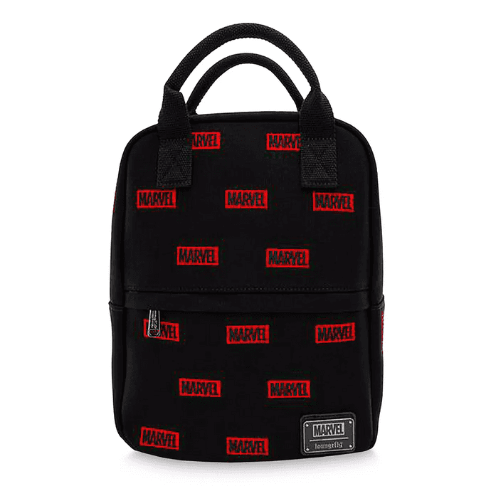 Marvel Logo Loungefly Canvas Mini Backpack / ShopDisney