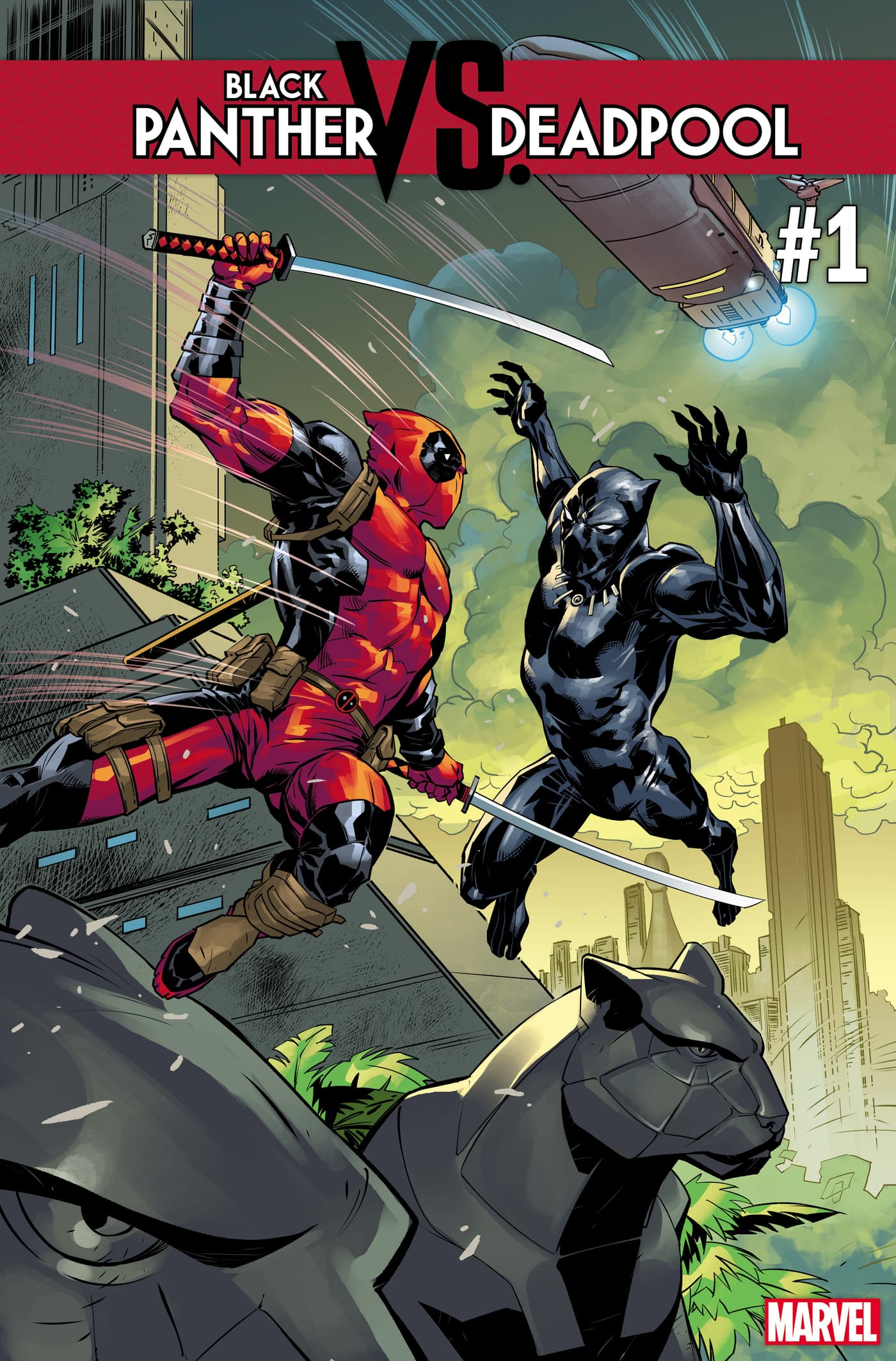 Cover of Black Panther vs. Deadpool 1