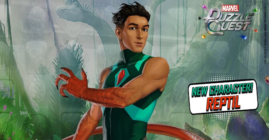 Reptil (Humberto Lopez) joins MARVEL Puzzle Quest