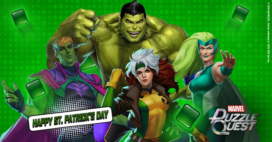 MARVEL Puzzle Quest celebrates St. Patrick's Day