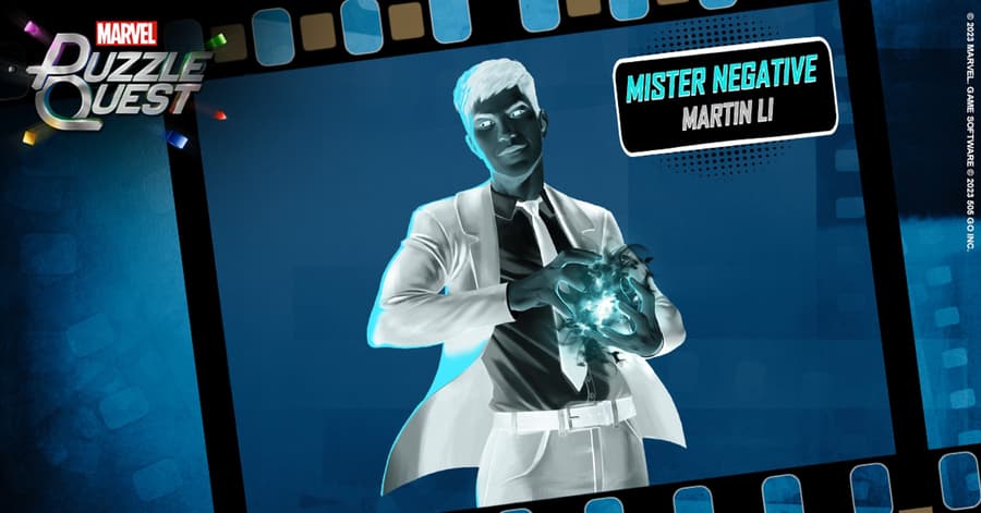 Mister Negative (Martin Li) joins MARVEL Puzzle Quest