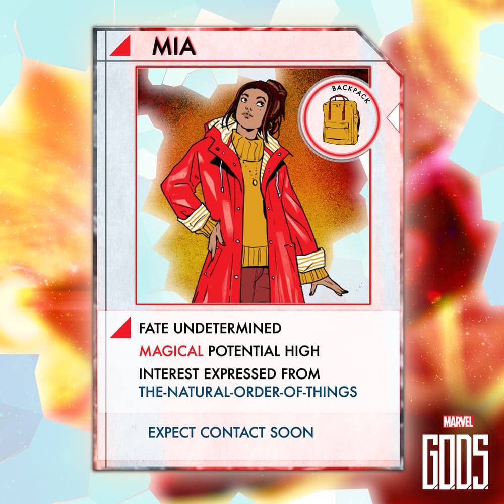 G.O.D.S.: Mia Fact Sheet