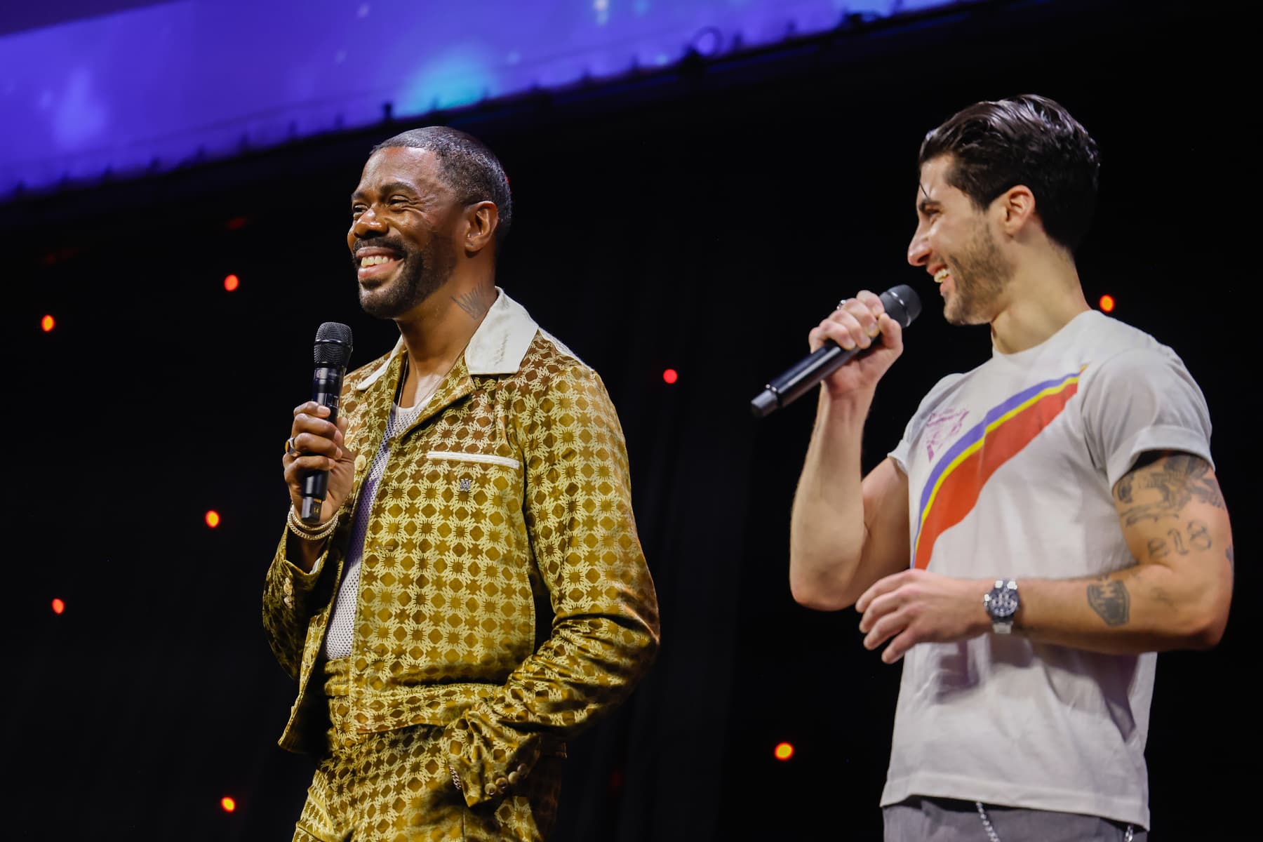 Colman Domingo and Hudson Thames at D23 2024