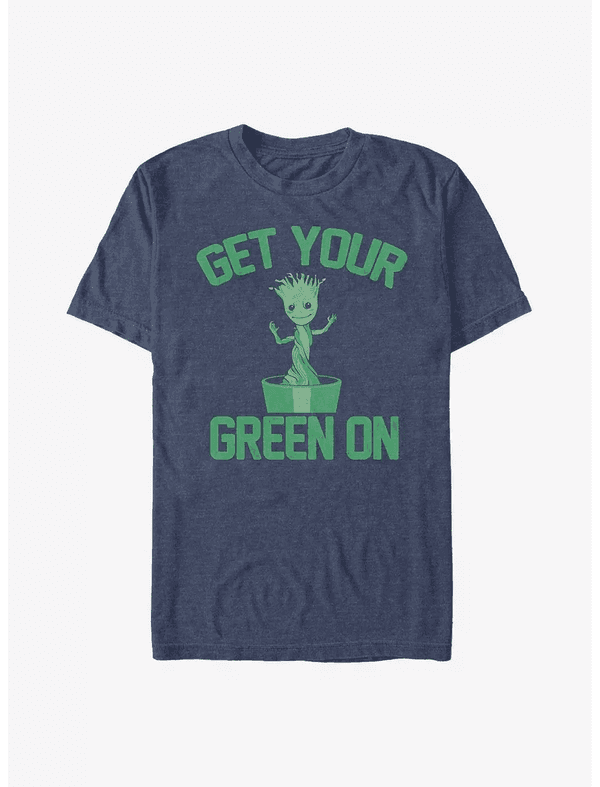 Marvel Guardians of the Galaxy Earth Day Green Groot T-Shirt