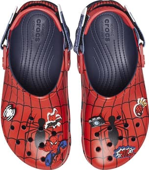 Crocs unisex-adult Marvel Superhero Clogs, Spiderman, Black Panther and Captain America Shoes