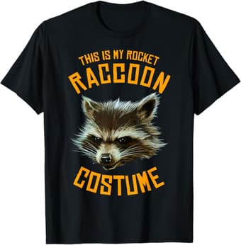 Marvel Guardians Of The Galaxy GOTG Rocket Costume Halloween T-Shirt