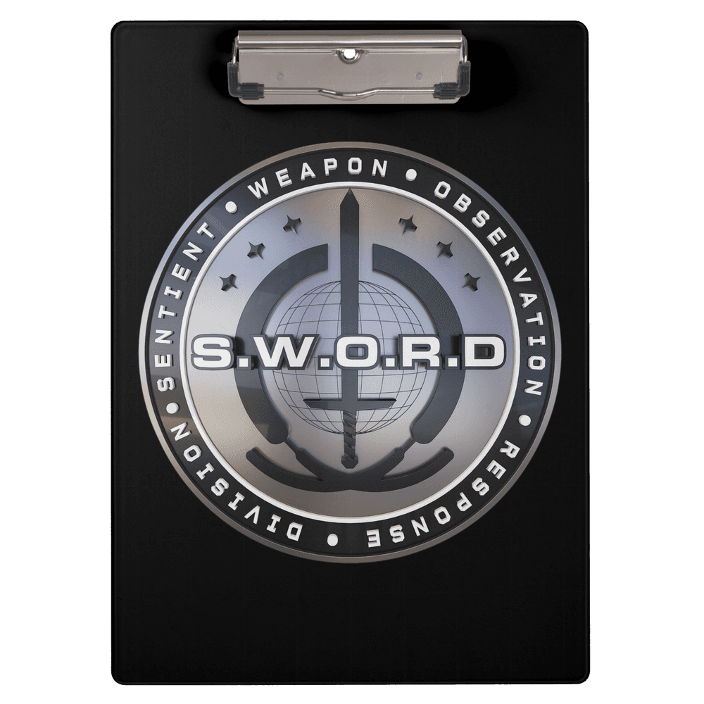 <a href="https://www.zazzle.com/s_w_o_r_d_emblem_clipboard-256619274675075967">S.W.O.R.D. Clipboard</a>/ Zazzle