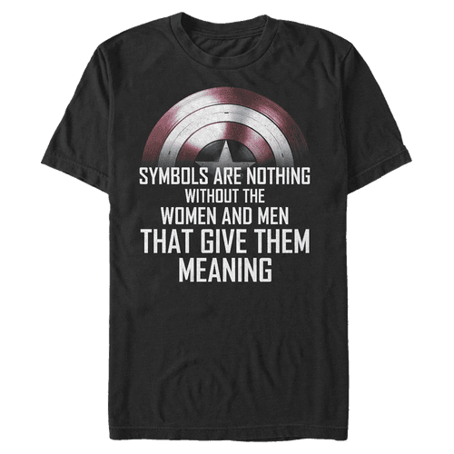 <a href=https://www.hottopic.com/product/marvel-the-falcon-and-the-winter-soldier-symbols-t-shirt/15490631.html>Symbols T-Shirt</a> / Hot Topic