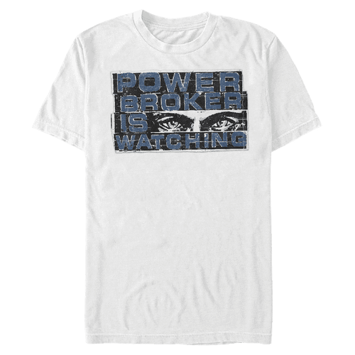 <a href=https://www.hottopic.com/product/marvel-the-falcon-and-the-winter-soldier-power-broker-eyes-t-shirt/15499916.html>Power Broker Eyes T-Shirt</a> / Hot Topic
