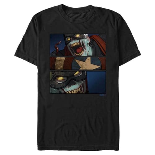 Zombie Captain America Panels