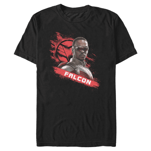 <a href=https://www.hottopic.com/product/marvel-the-falcon-and-the-winter-soldier-falcons-mission-t-shirt/15490581.html>Falcon’s Mission T-Shirt</a> / Hot Topic