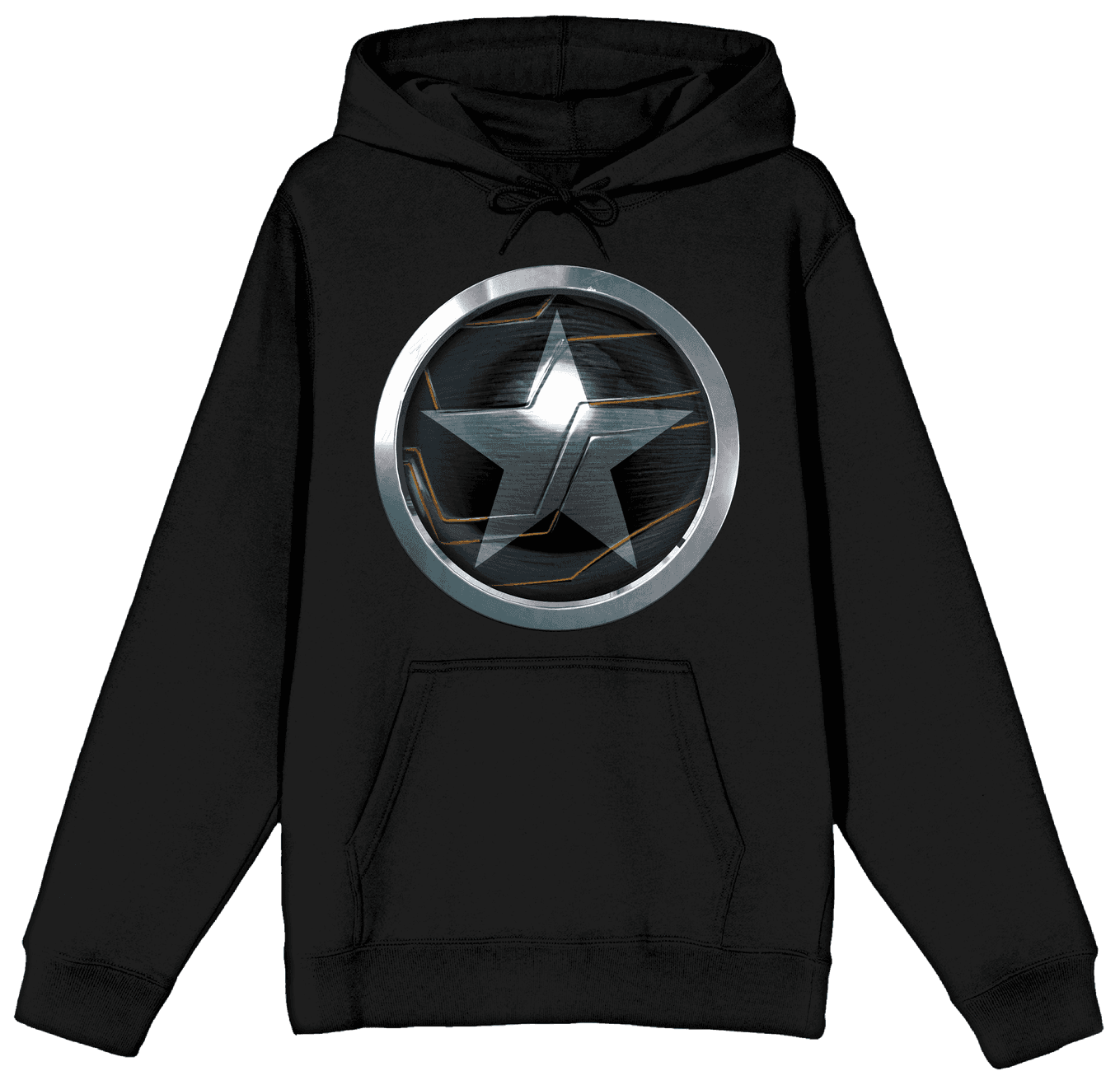 <a href=https://www.amazon.com/Falcon-Winter-Soldier-Marvel-Hoodie-Small/dp/B08WBXXLZT>Winter Soldier Black Hoodie</a> / Amazon
