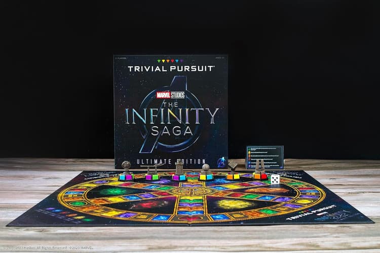 TRIVIAL PURSUIT: Marvel Cinematic Universe Ultimate Edition | Collectible Trivia Board Game Featuring 6 Infinity Stone Location Movers and 1800 Questions from MCU Phases 1-3