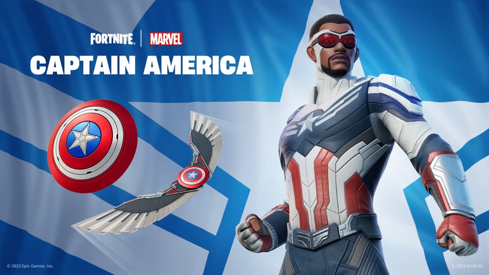 Fortnite Captain America Sam Wilson