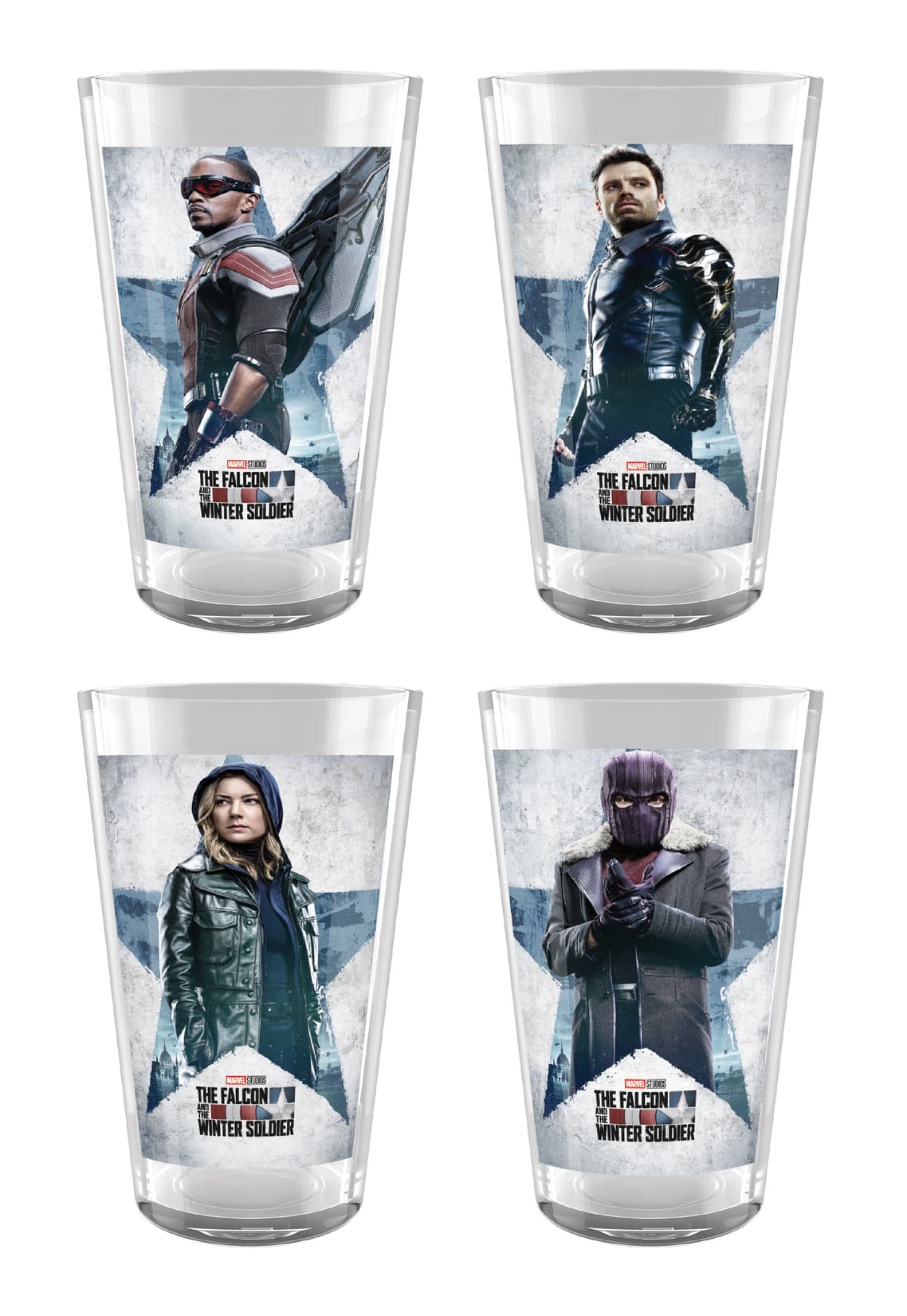 <a href=https://www.amazon.com/Marvel-Falcon-Winter-Soldier-Tritan/dp/B08ZLCK6WX>Falcon and Winter Soldier 4 Pack Tritan Cup Set</a> / Amazon
