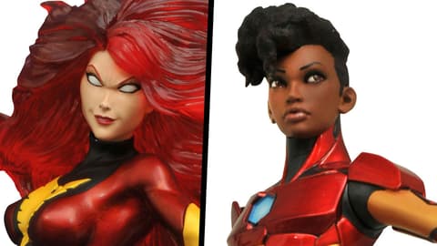 Image for Exclusive: SDCC Dark Phoenix and Ironheart Sculptures