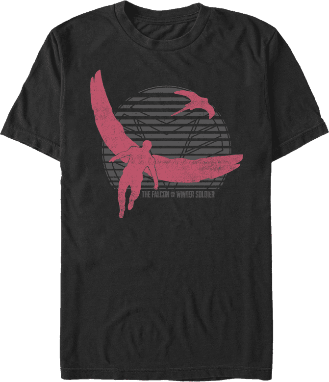 <a href=https://www.hottopic.com/product/marvel-the-falcon-and-the-winter-soldier-falcon-redwing-t-shirt/15222301.html>Falcon and Redwing T-Shirt</a> / Hot Topic