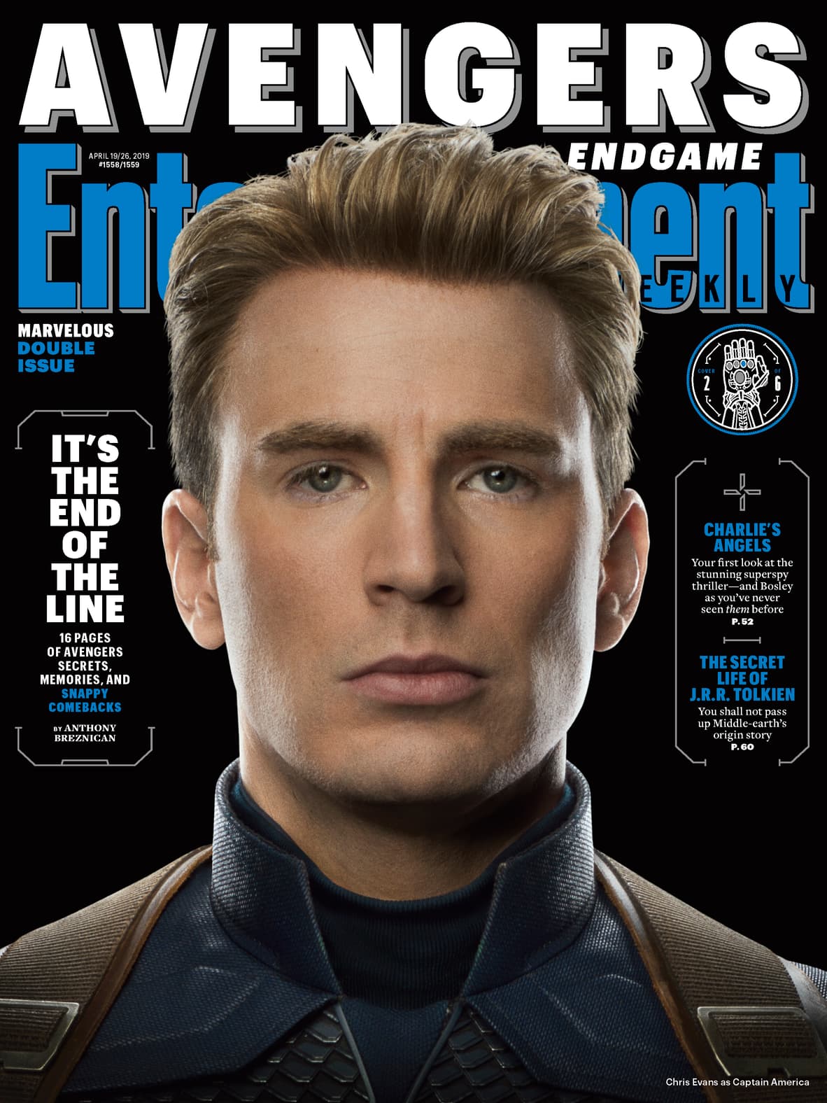 Captain America Entertainment Weekly Cover