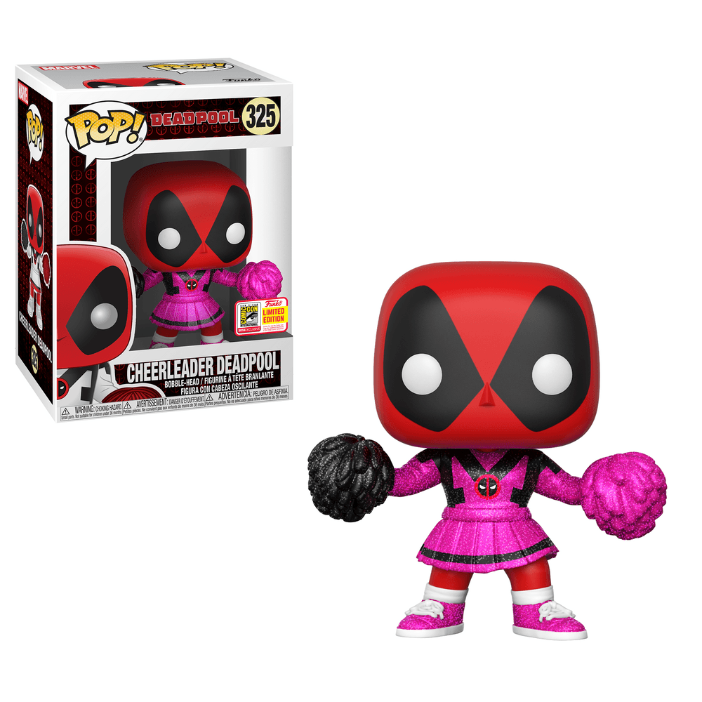 Pop! Marvel: Deadpool - Cheerleader Deadpool in Pink Glitter (1000pc LE)