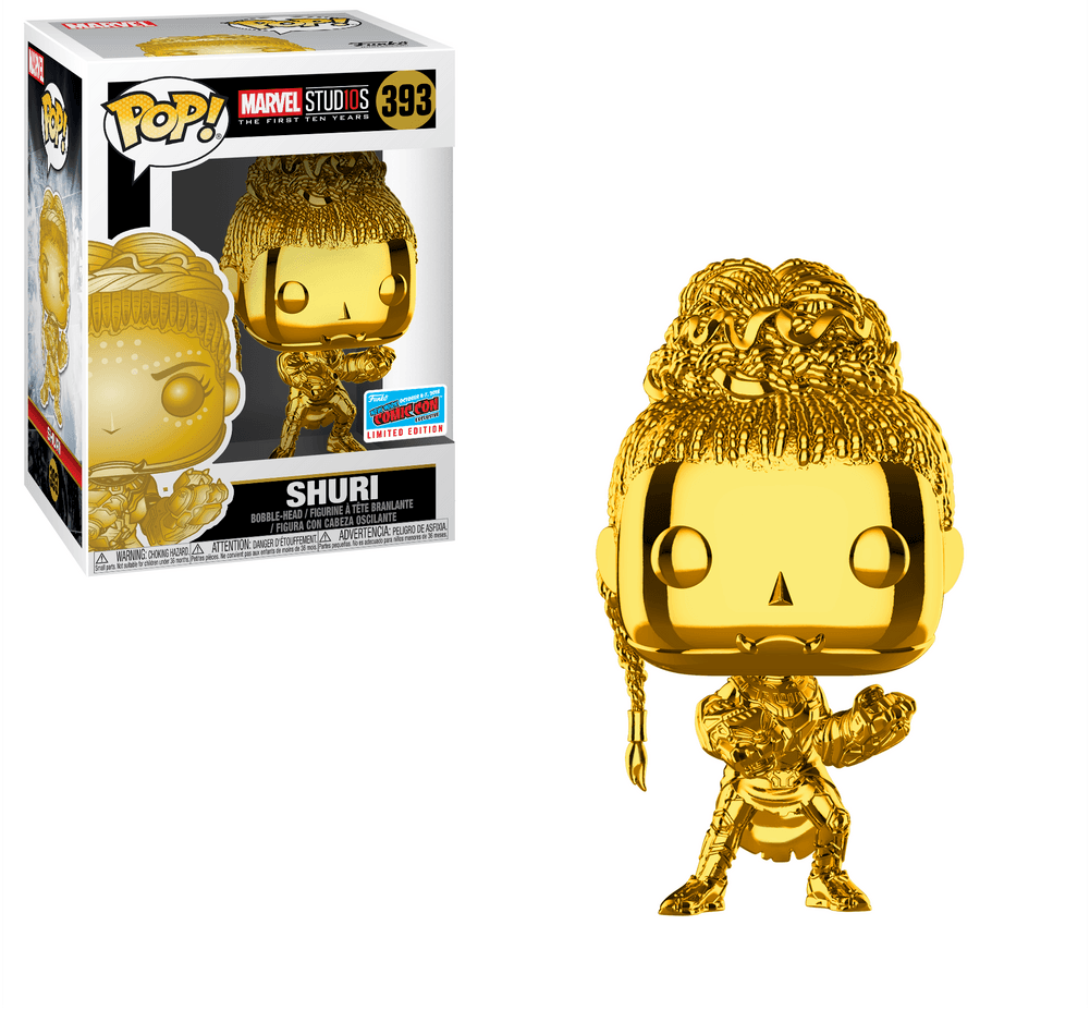 Pop! Marvel: MS 10 - Shuri (Chrome) (GameStop/ EB Games)