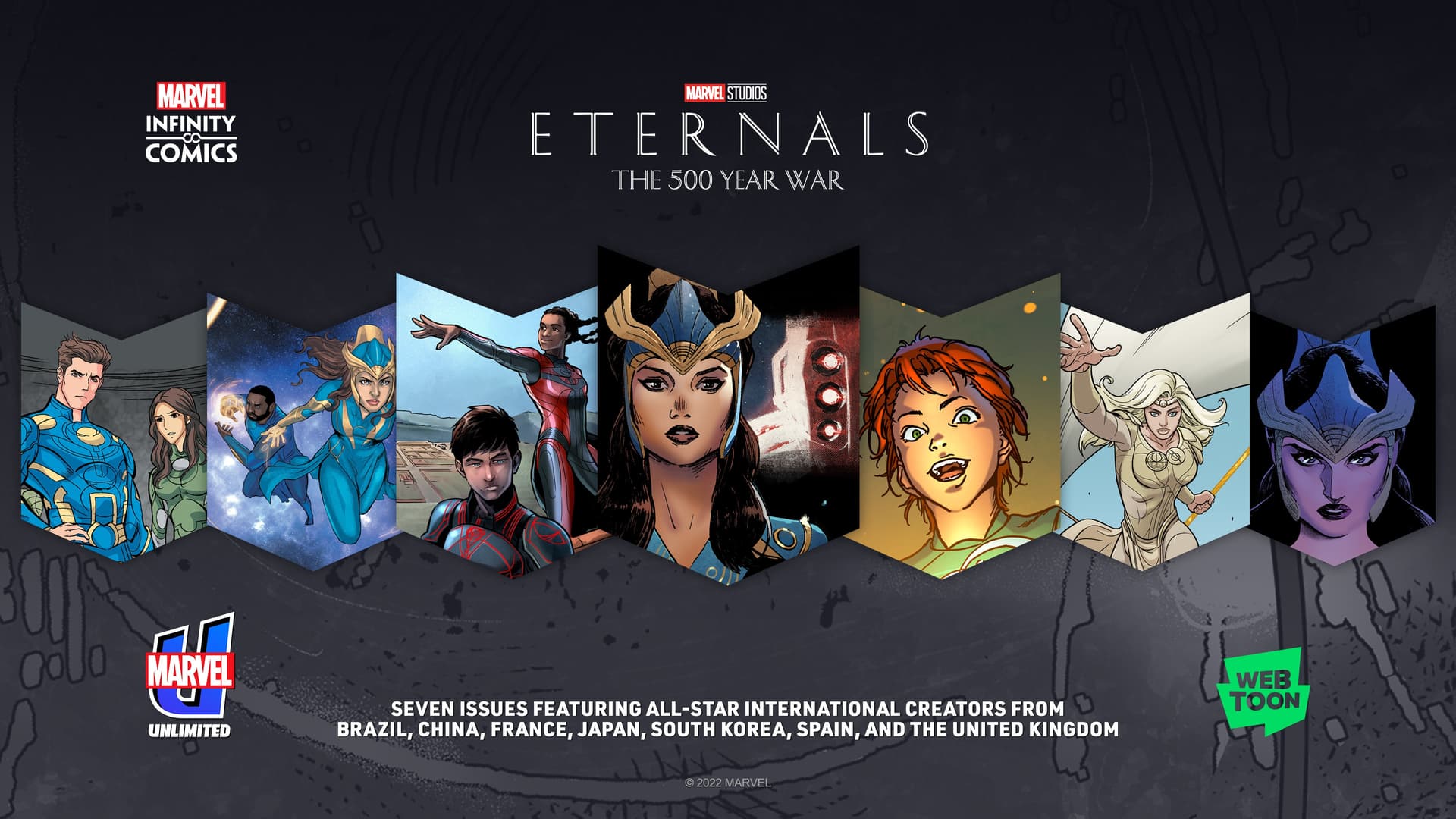 Eternals: The 500 Year War Graphic