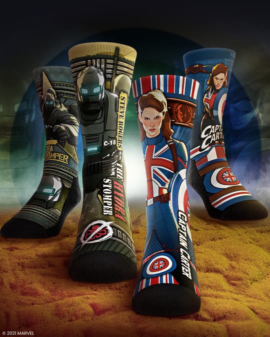 ‘What If...?’ Socks / shop it <a href=https://rockemsocks.com/collections/what-if>here</a>