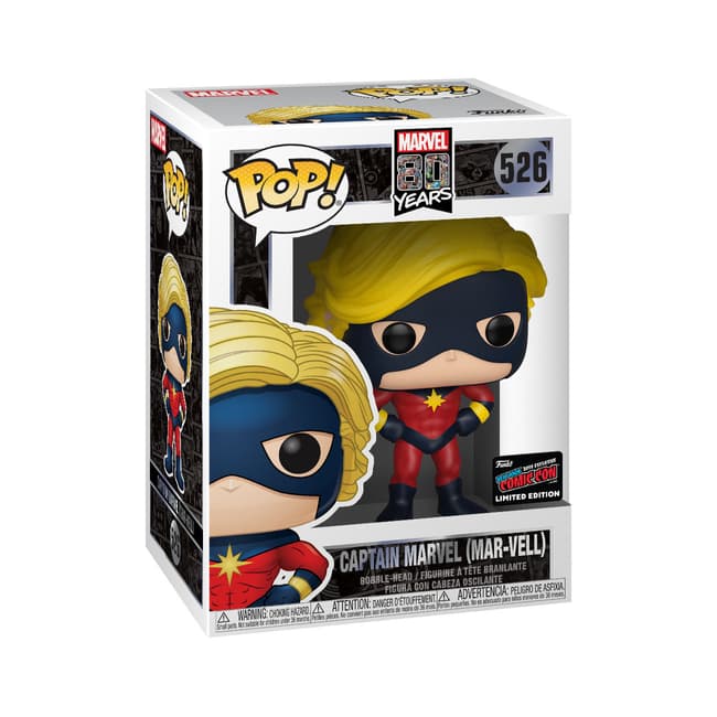 Funko Marvel NYCC 2019 Mar-Vell in box
