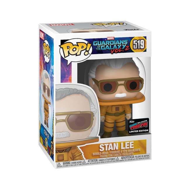 Funko Marvel NYCC 2019 GOTG 2 Stan Lee in box