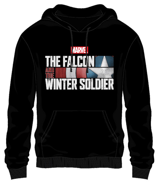 <a href=https://www.hottopic.com/product/marvel-the-falcon-and-the-winter-soldier-hoodie/12770133.html>’The Falcon And The Winter Soldier’ Hoodie </a> / Hot Topic