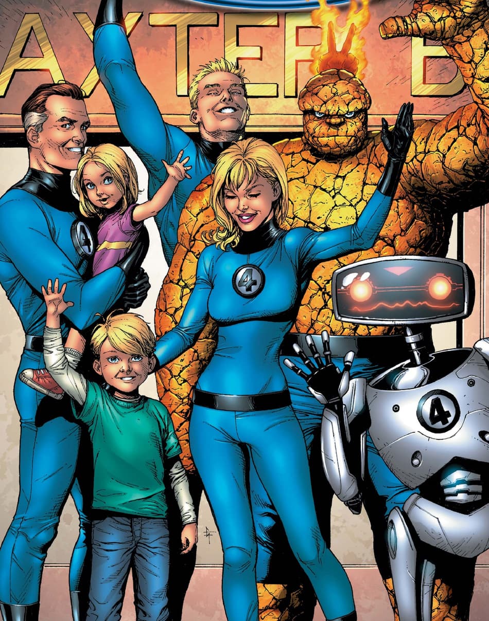A busy family portrait, AKA the cover to 4 (2004) #30.