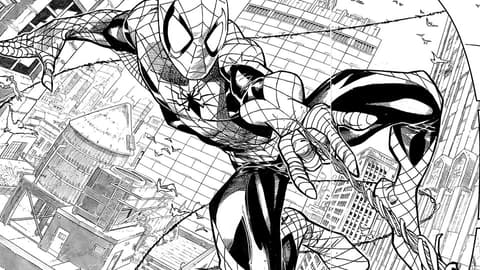 spectacular spider man peter parker drawing