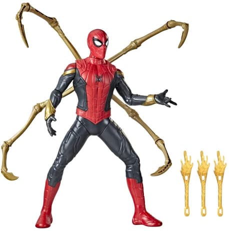Spider-Man 13-Inch-Scale Thwip Blast Integrated Suit Action Figure / shop it <a href=https://www.amazon.com/Spider-Man-SPD-Movie-Feature-Figure/dp/B08P2ZJDL1>here</a>
