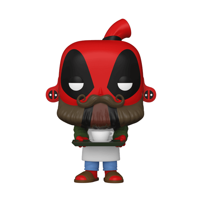 <a href="https://www.target.com/p/funko-pop-marvel-deadpool-30th-coffee-barista/-/A-81388174"> Coffee Barista Funko Pop </a> / Target