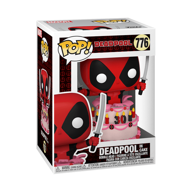 Deadpool In A Birthday Cake Funko Pop / Amazon