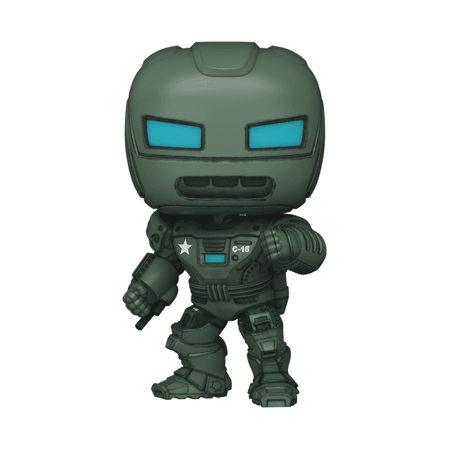 Iron Steve Rogers Supersized Funko Pop