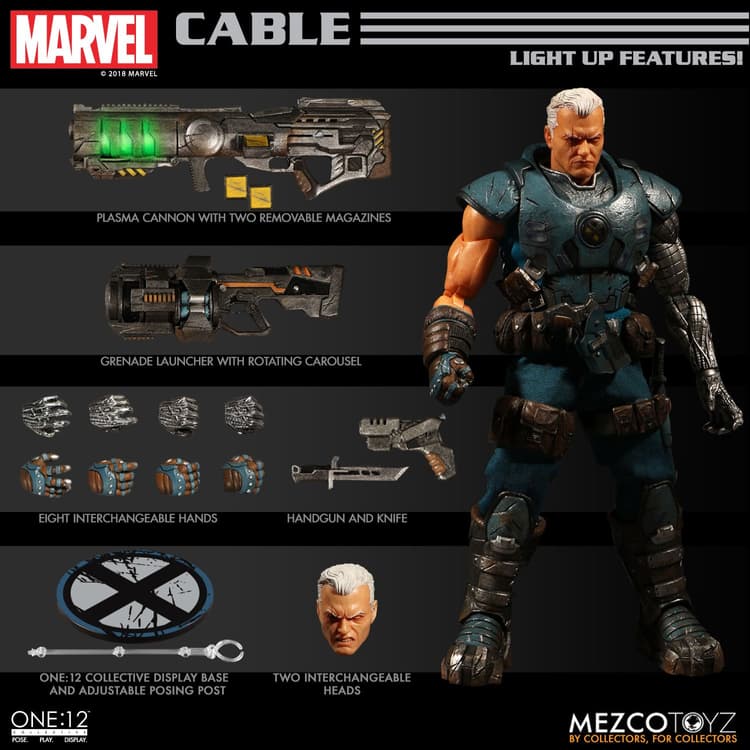 Cable Mezco One:12 Collective Figure