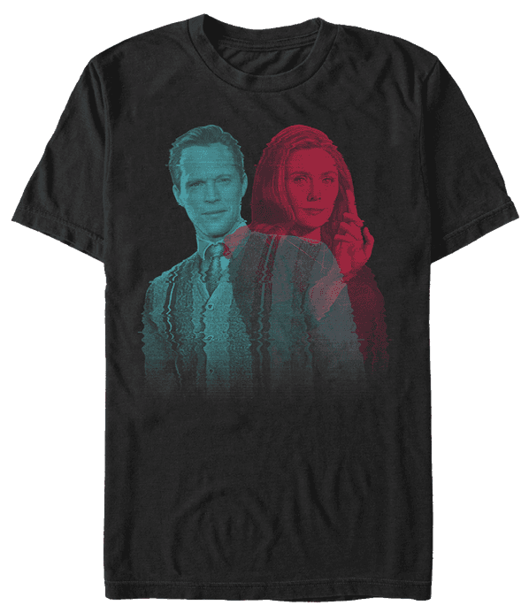 WandaVision Glitch Overlay T-Shirt / Hot Topic