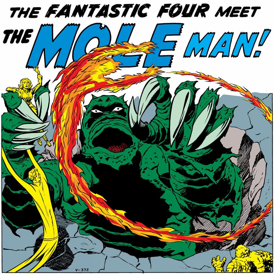 FANTASTIC FOUR (1961) #1 art by Jack Kirby, George Klein, Christopher Rule, and Stan Goldberg