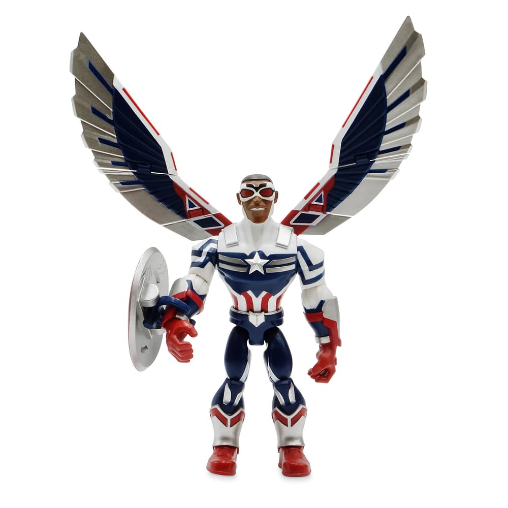 <a href=https://www.shopdisney.com/captain-america-sam-wilson-action-figure-marvel-toybox-461011322053.html>Marvel Toybox Captain America</a> / Shop Disney