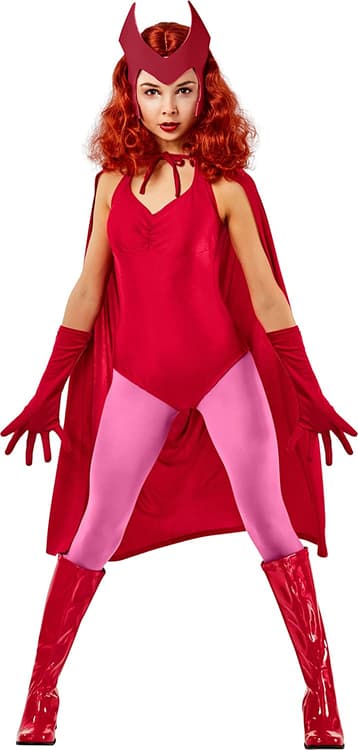 ‘Scarlet Witch’ Halloween Costume / shop it <a href=”https://www.amazon.com/Rubies-II-Scarlet-Halloween-Costume/dp/B08VVJNDB6?ref_=ast_sto_dp&th=1&psc=1">here</a>