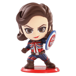 Captain Carter Cosbaby Bobble-Head by Hot Toys / shop it <a href=https://www.shopdisney.com/marvels-captain-carter-cosbaby-bobble-head-by-hot-toys-marvel-what-if...-pre-order-489522860792.html>here</a>