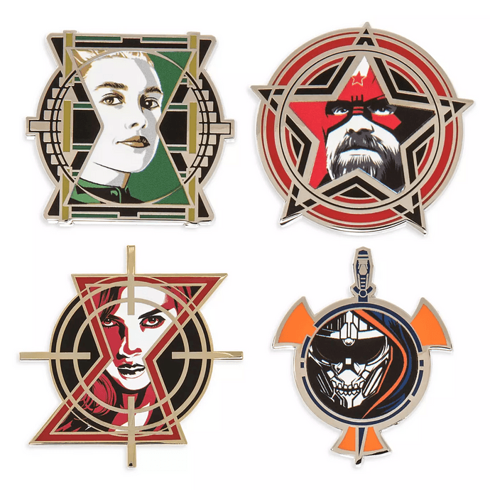 Black Widow Pin Set – Limited Edition / ShopDisney
