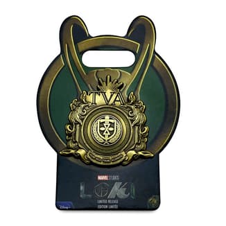 <a href=https://www.shopdisney.com/time-variance-authority-logo-pin-loki-limited-release-465054544922.html>Loki Limited Edition Pin</a> / Shop Disney