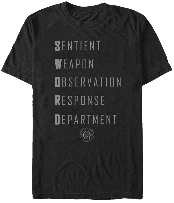 <a href="https://www.amazon.com/Marvel-WandaVision-S-W-O-R-D-Acronymn-T-Shirt/dp/B08SSXQDWX/">S.W.O.R.D. Acronym T-Shirt</a>/ Amazon