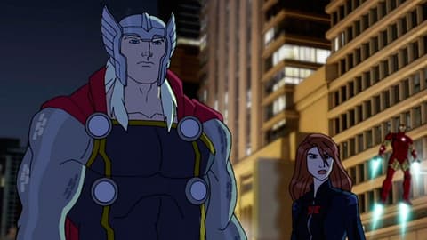 Image for Red Hulk Teams Up with the Avengers in a New Animated Clip