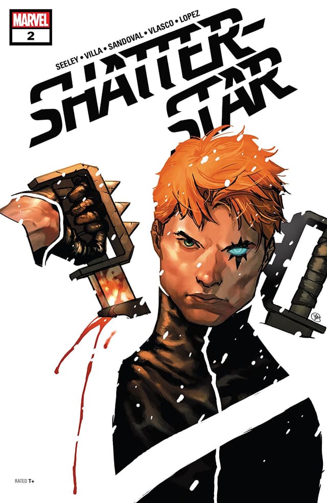 Shatterstar #2 cover by Yasmine Putri