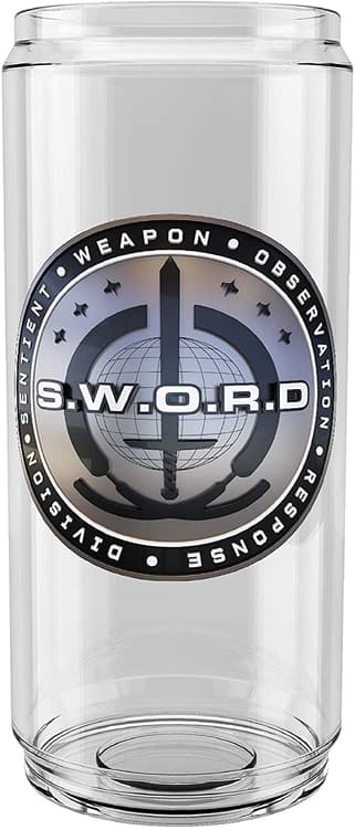 <a href="https://www.amazon.com/Marvel-SWORD-Glass-Wanda-Vision/dp/B08VGXTHC1">S.W.O.R.D. Can Glass</a> / Amazon