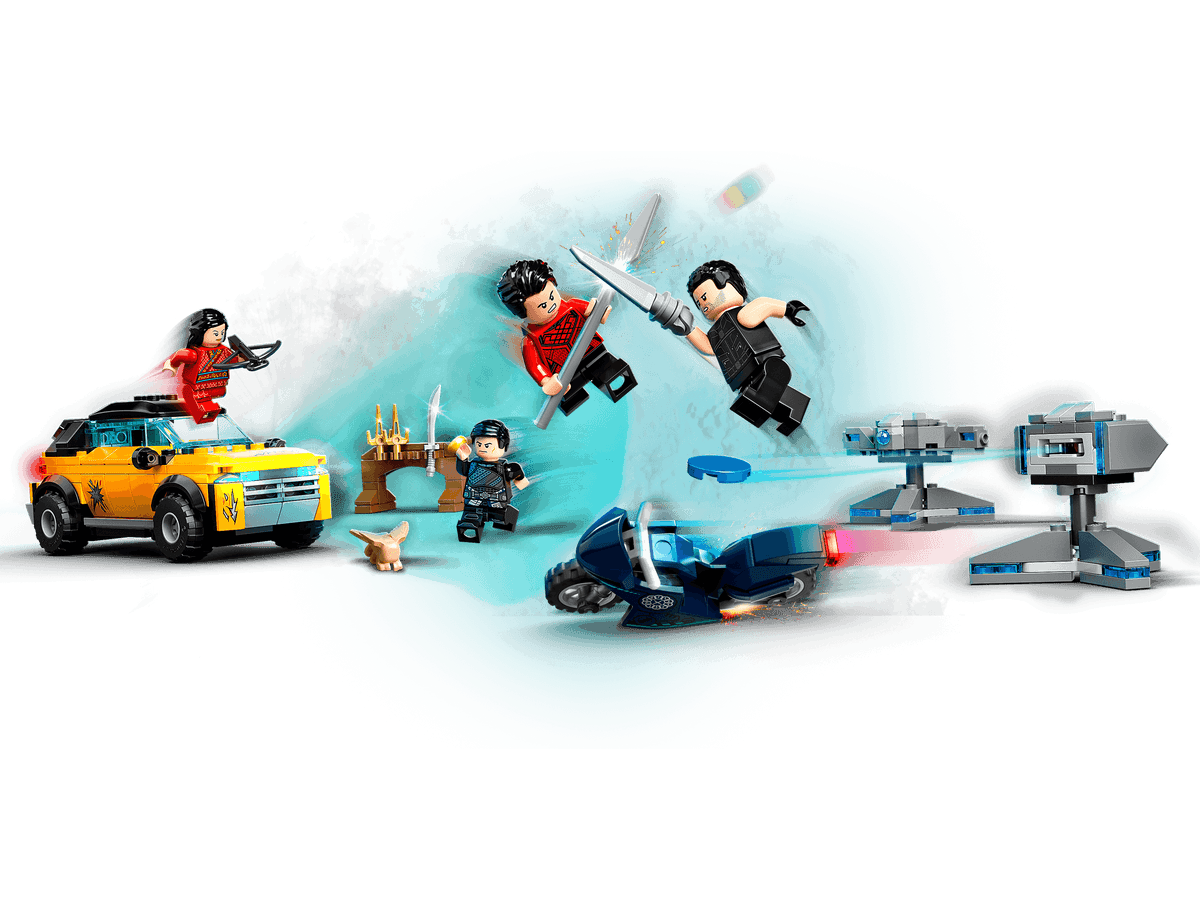 Escape From The Ten Rings - 76176 / shop it <a href=https://www.lego.com/en-us/product/escape-from-the-ten-rings-76176>here</a>