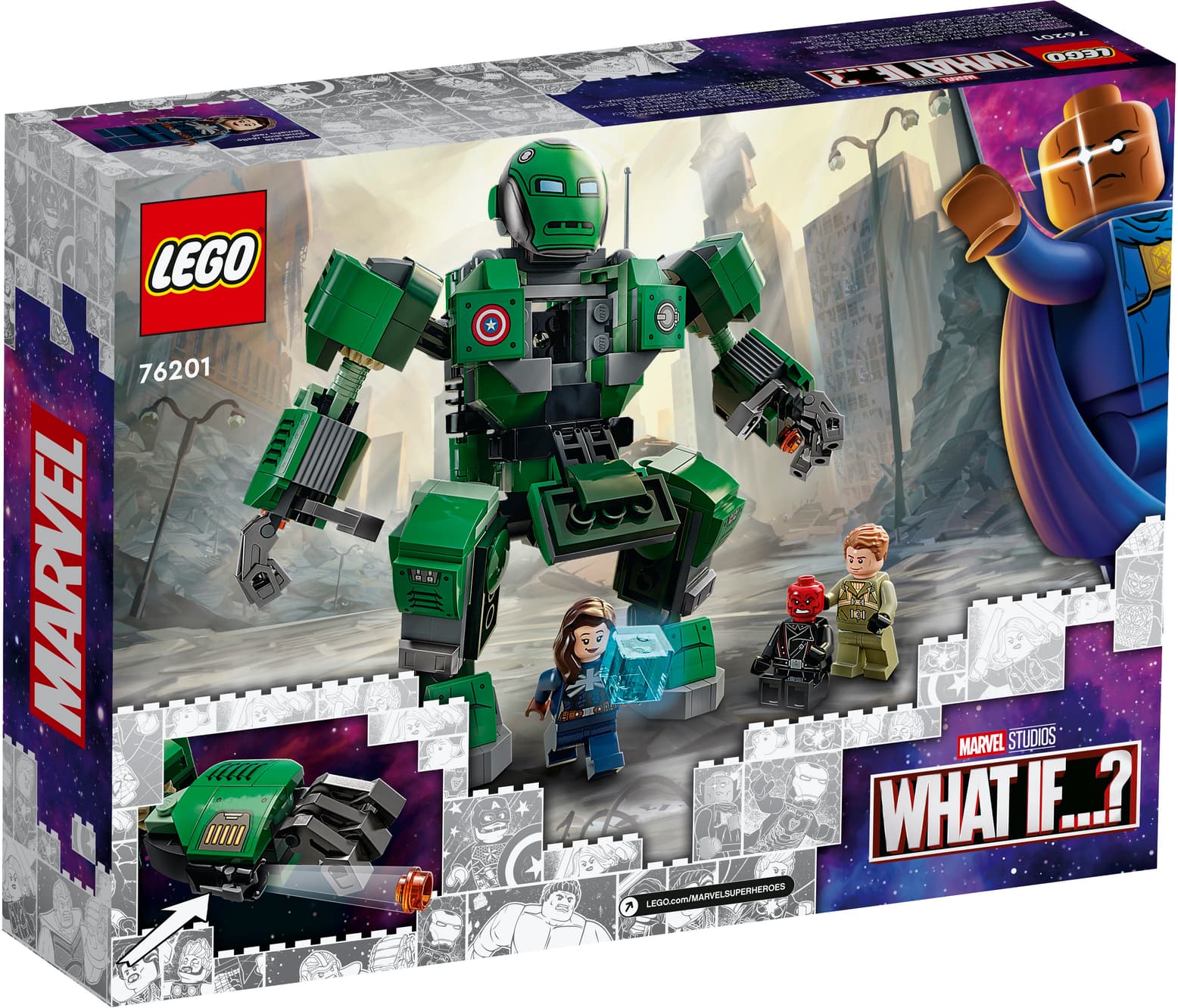 Captain Carter & The Hydra Stomper LEGO Kit / shop it <a href=https://www.target.com/p/lego-marvel-captain-carter-38-the-hydra-stomper-76201-building-kit/-/A-81911649#lnk=sametab>here</a>