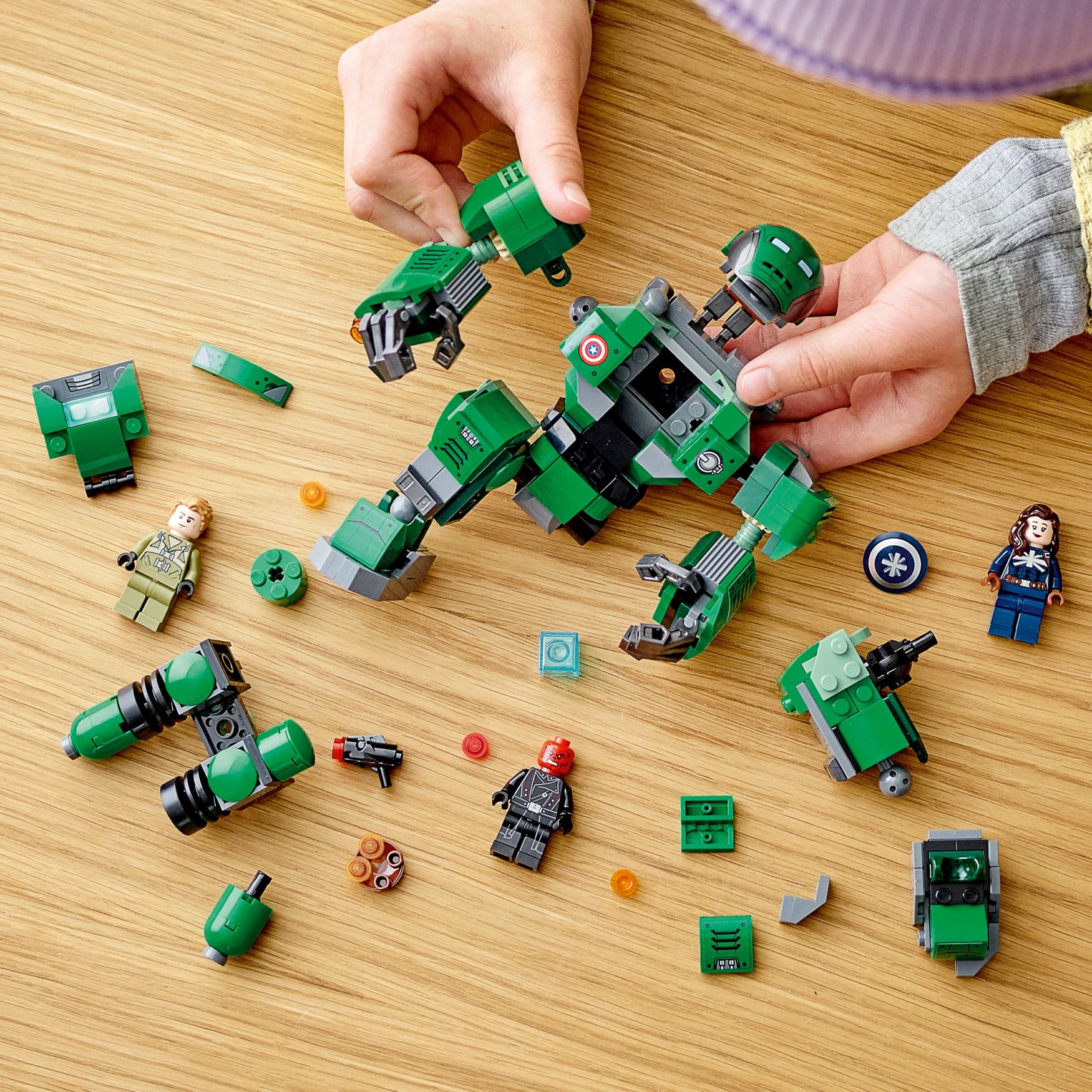 Captain Carter & The Hydra Stomper LEGO Kit / shop it <a href=https://www.target.com/p/lego-marvel-captain-carter-38-the-hydra-stomper-76201-building-kit/-/A-81911649#lnk=sametab>here</a>